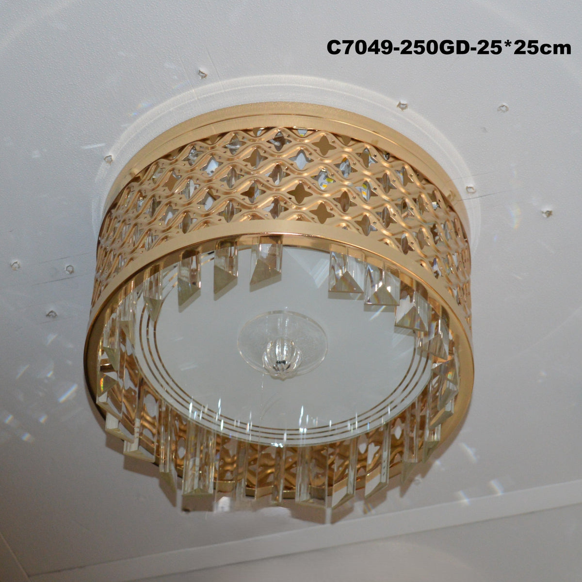 Modern Crystal Round Chandeliers with color changing features-C7049