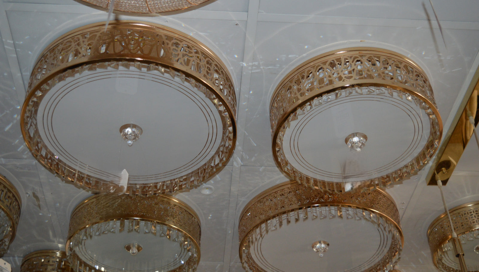 Modern Crystal Round Chandeliers with color changing features-C7049