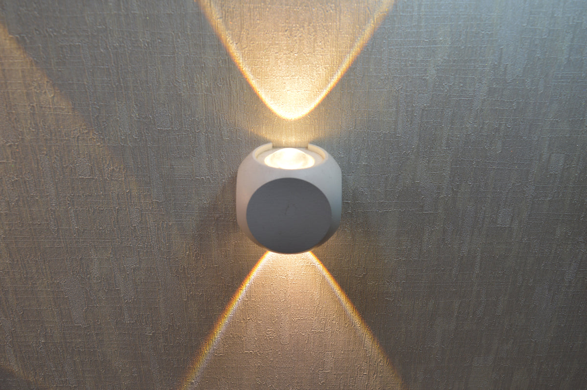 Round Beam LED Wall Light – Modern Dual Direction Glow