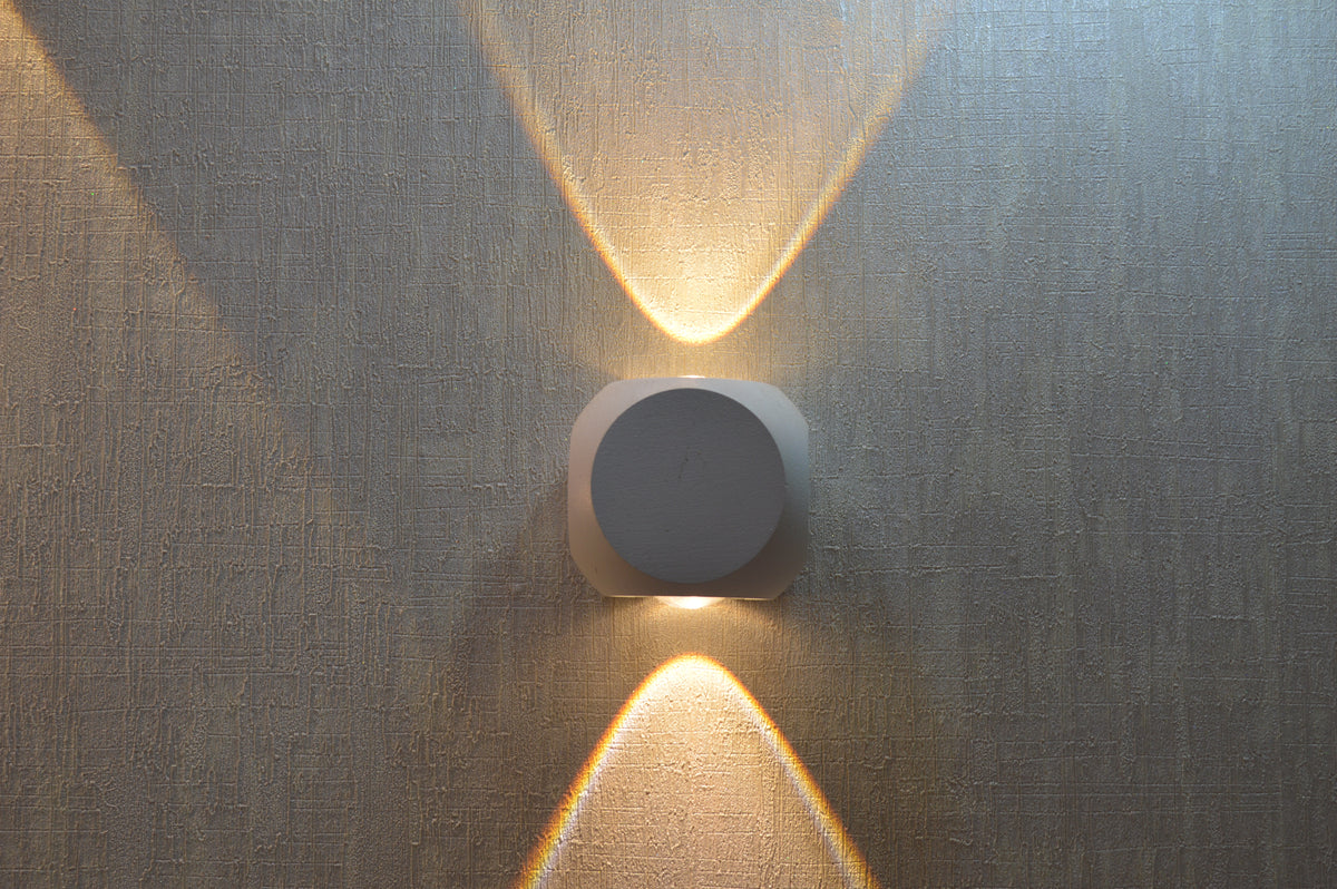 Round Beam LED Wall Light – Modern Dual Direction Glow