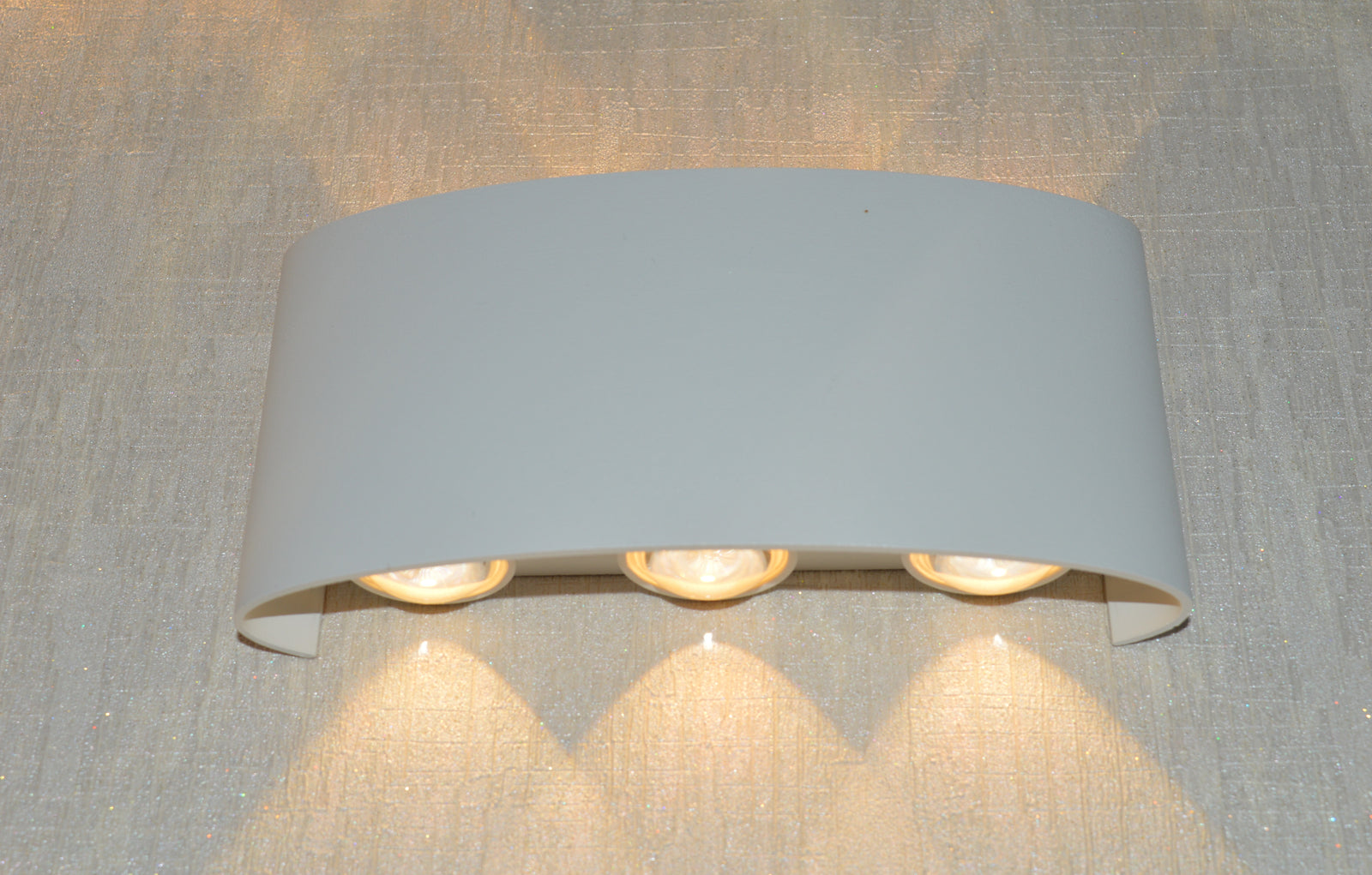 Luna Curve Dual-Beam Wall Light