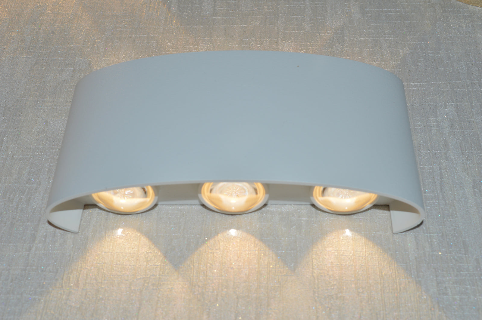 Luna Curve Dual-Beam Wall Light