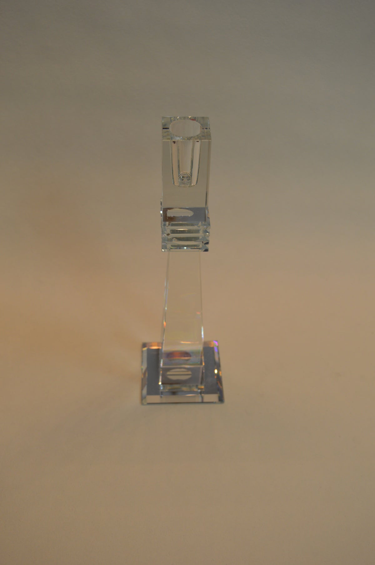 Luxury Crystal Glass Candle Holders Set – Modern Candle Sticks for Home Décor