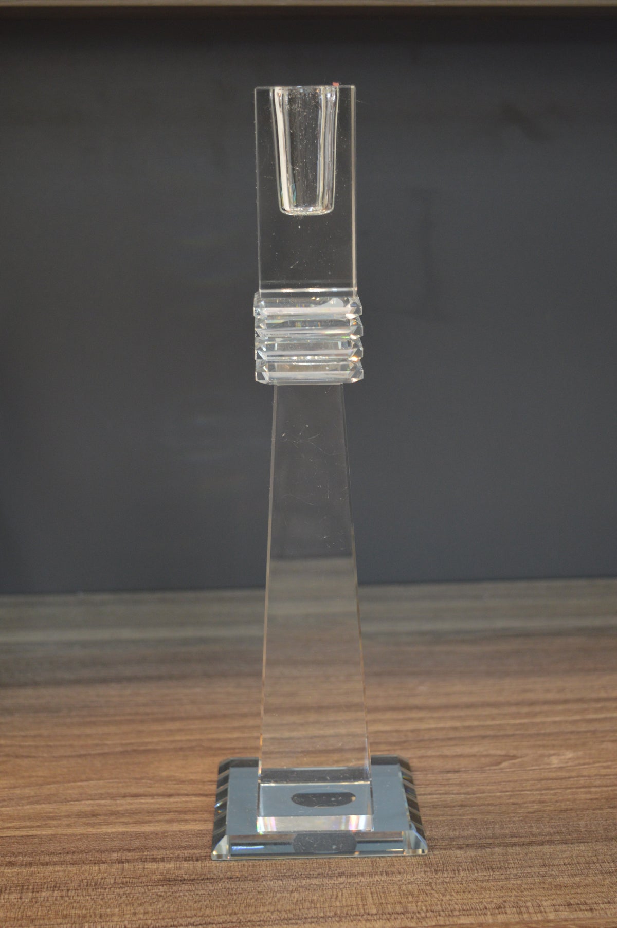 Luxury Crystal Glass Candle Holders Set – Modern Candle Sticks for Home Décor