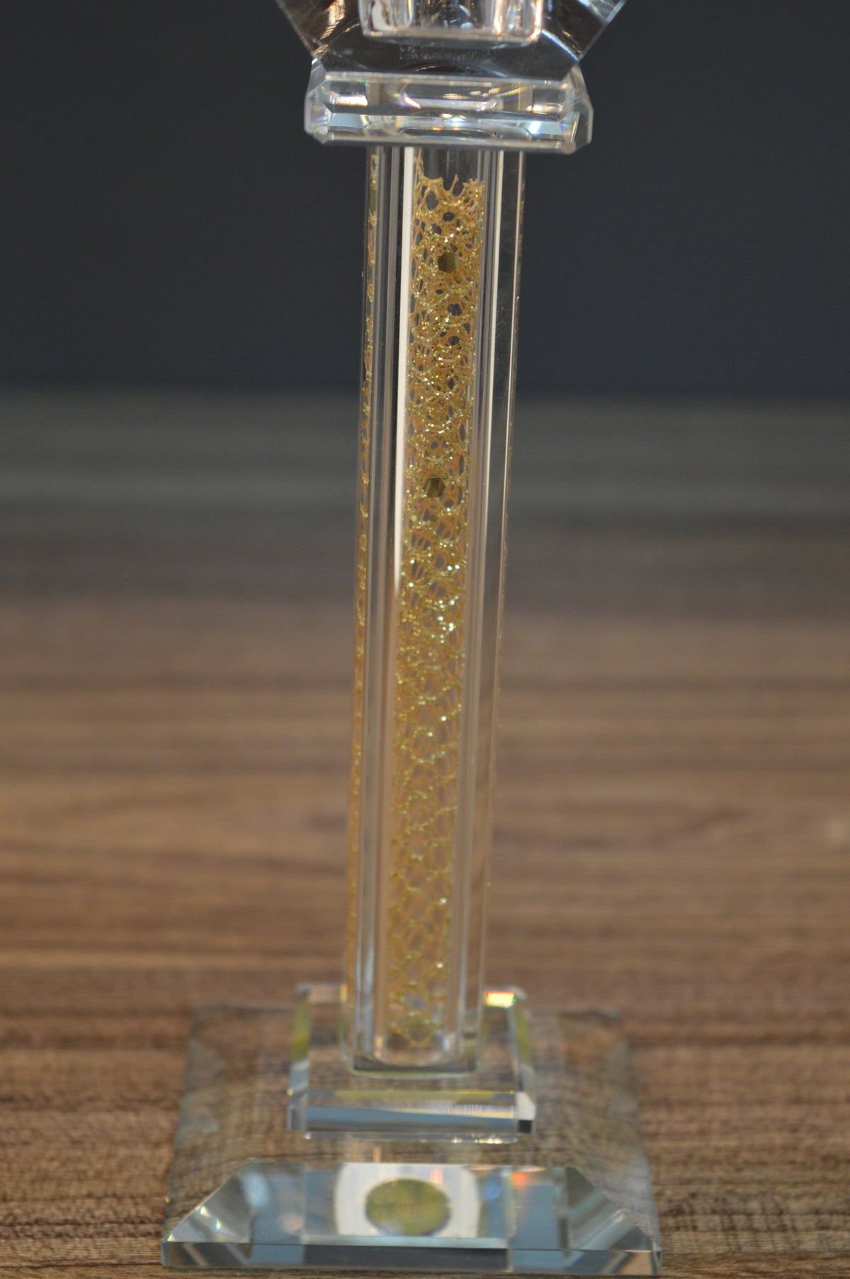 Luxury Crystal Glass Candle Holders Set – Modern Candle Sticks for Home Décor