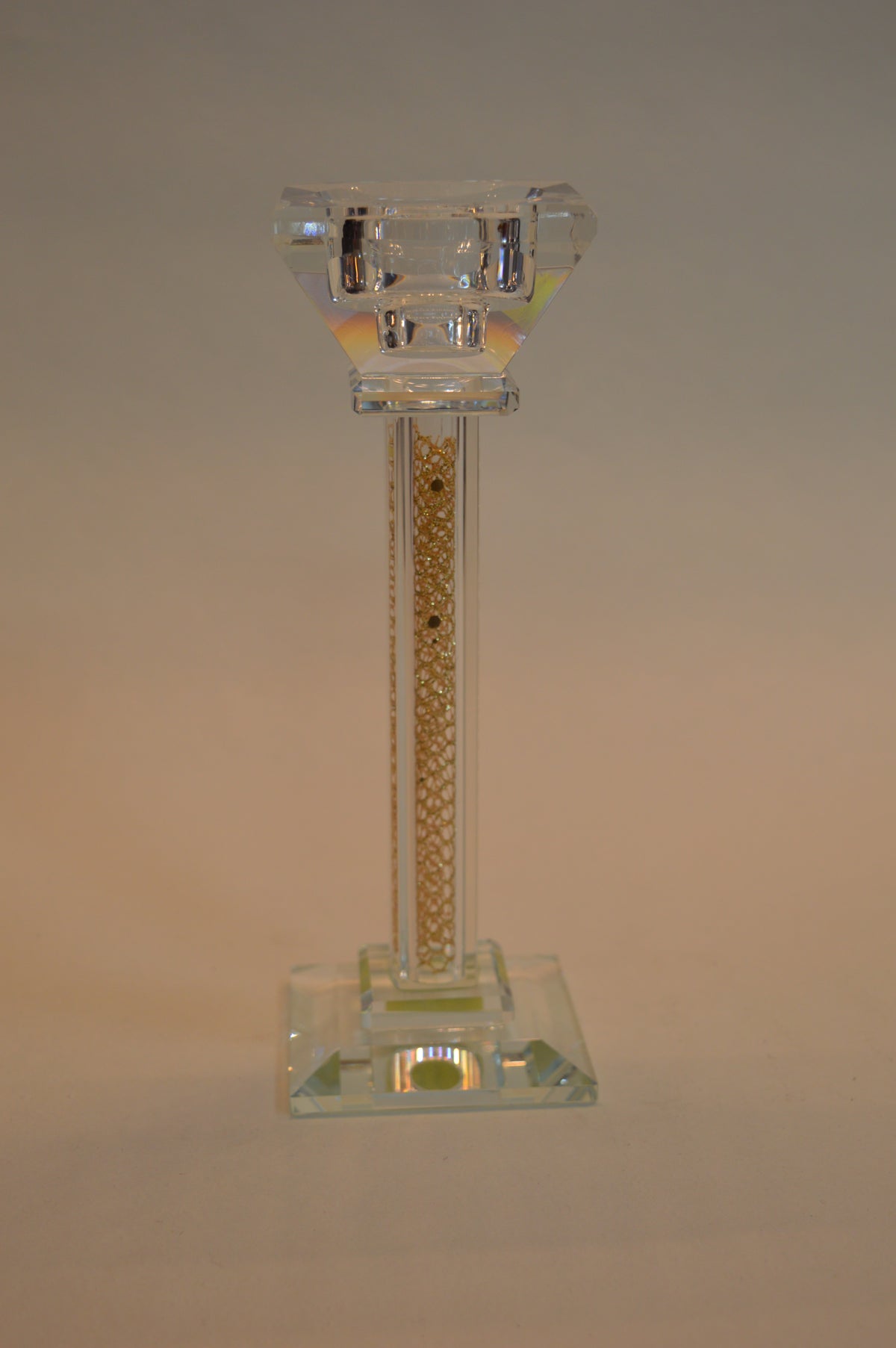 Luxury Crystal Glass Candle Holders Set – Modern Candle Sticks for Home Décor
