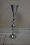 Home Décor Flower Vase in three different sizes in chrome & Gold-9102