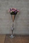 Home Décor Flower Vase in three different sizes in chrome & Gold-9102