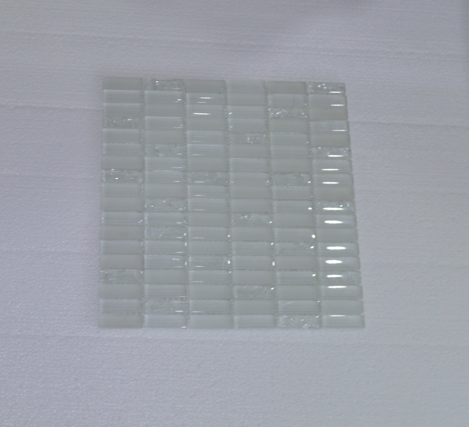 Brown Crackle-effect Glass Mosaic Tile | 1 sheet 300x300x8mm | 11 sheets 1sqm-JM03