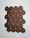 Diamond Aluminium Ceramic Mosaic Tiles | 1 sheet300 x300 x 8mm | 11=1m2