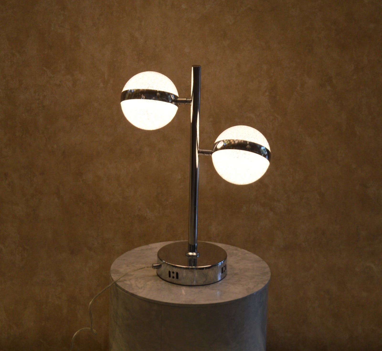 Kingston Lighting Nova Globe Table & Floor Lamp Set