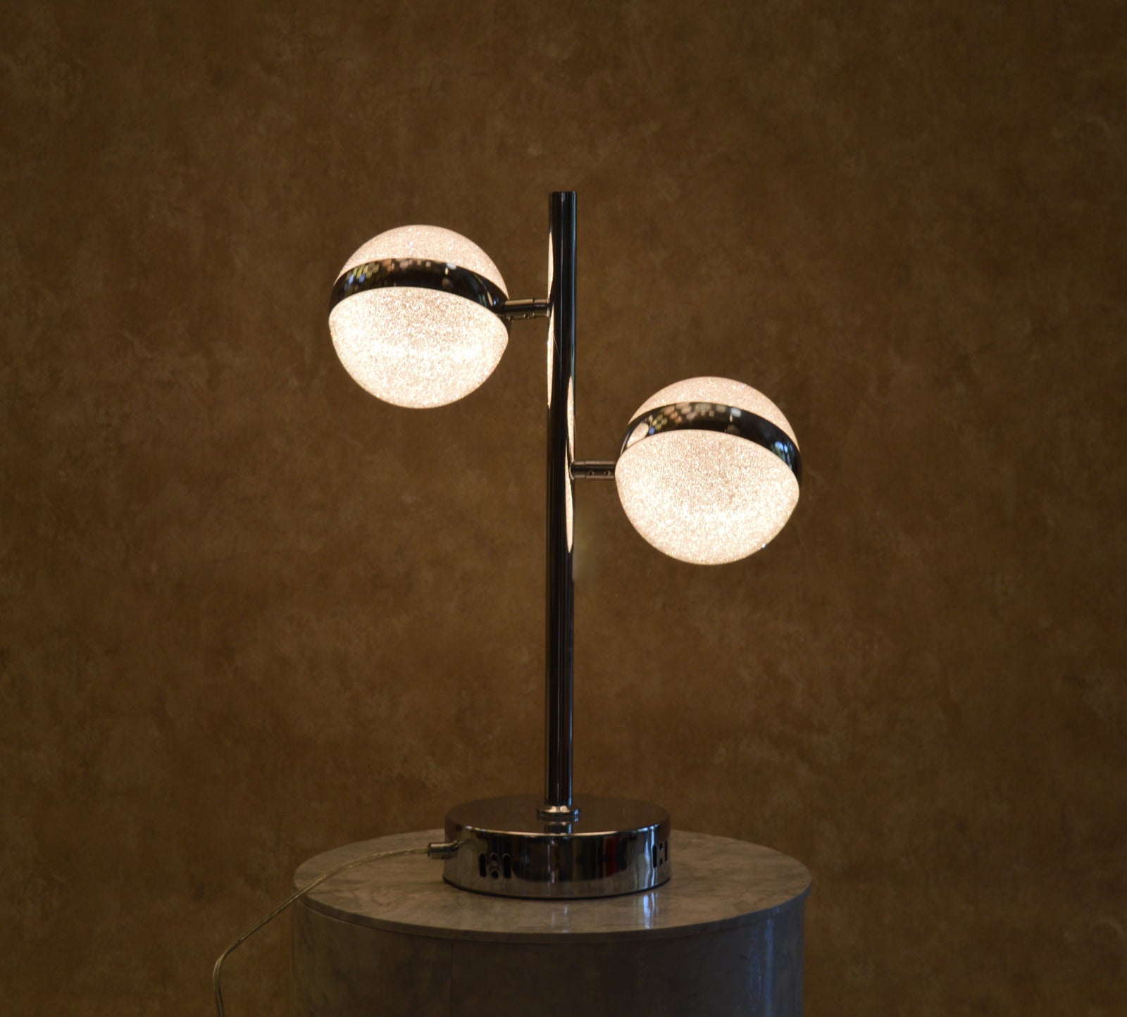 Kingston Lighting Nova Globe Table & Floor Lamp Set