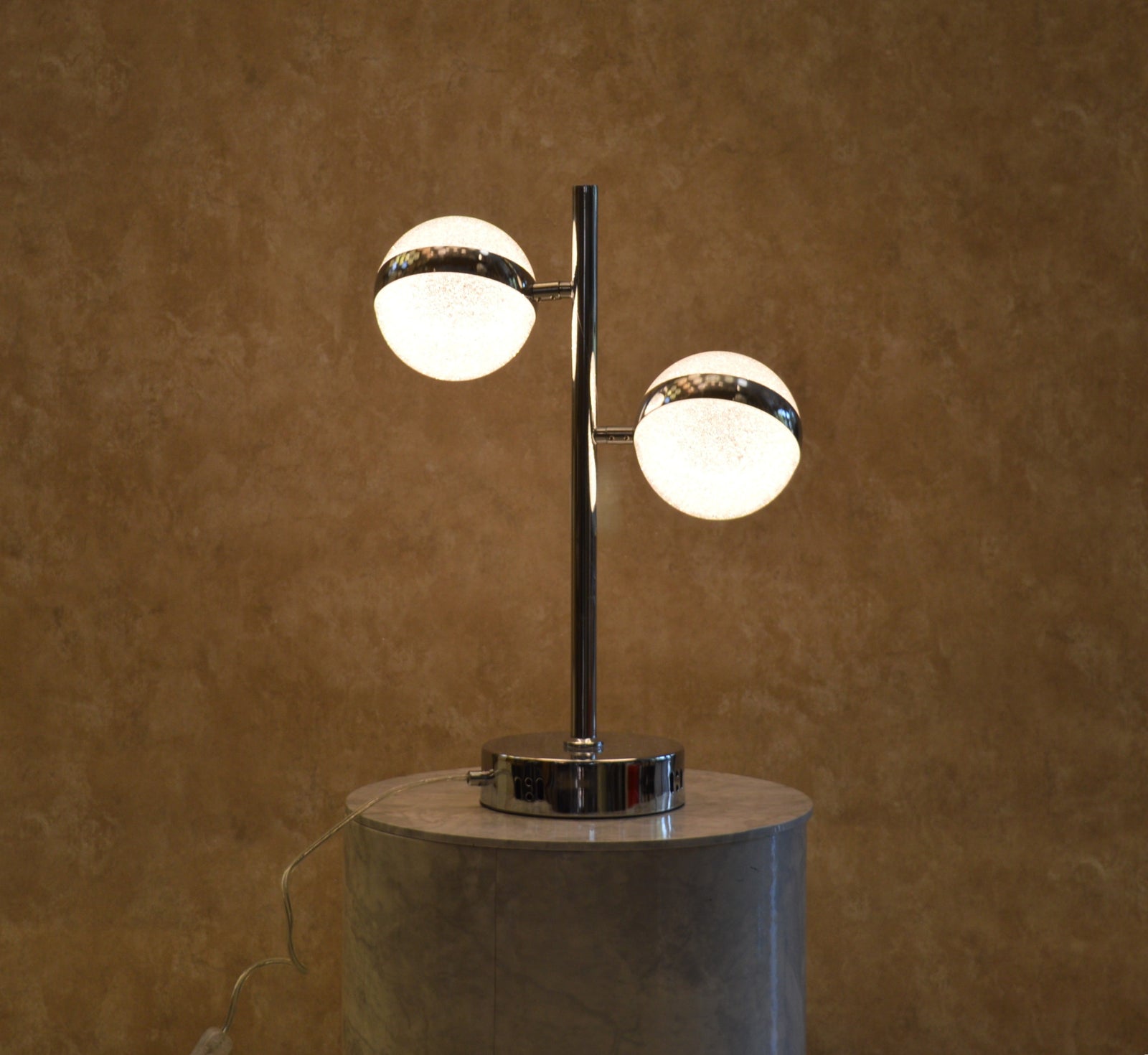 Kingston Lighting Nova Globe Table & Floor Lamp Set