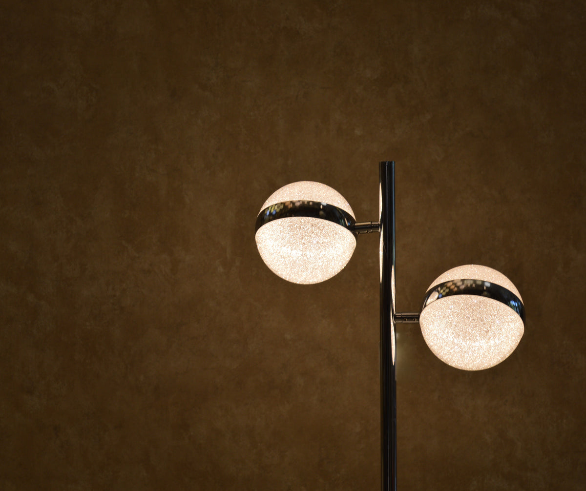 Kingston Lighting Nova Globe Table & Floor Lamp Set
