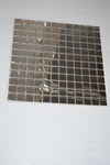 Mirrored Silver Metal Ceramic Mosaic Tile-300*300*8mm-11sheets-1m2