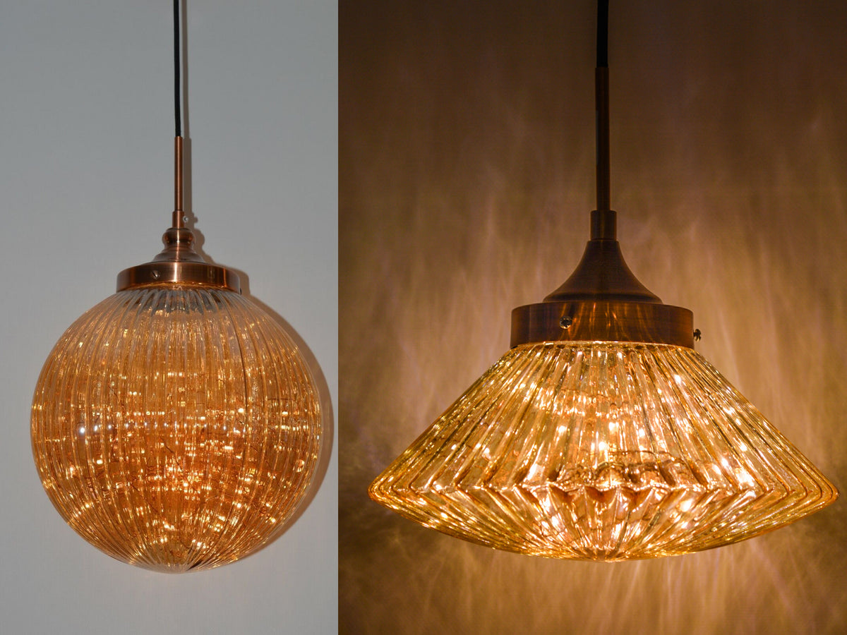 Gold Glass Pendant Ceiling Lights