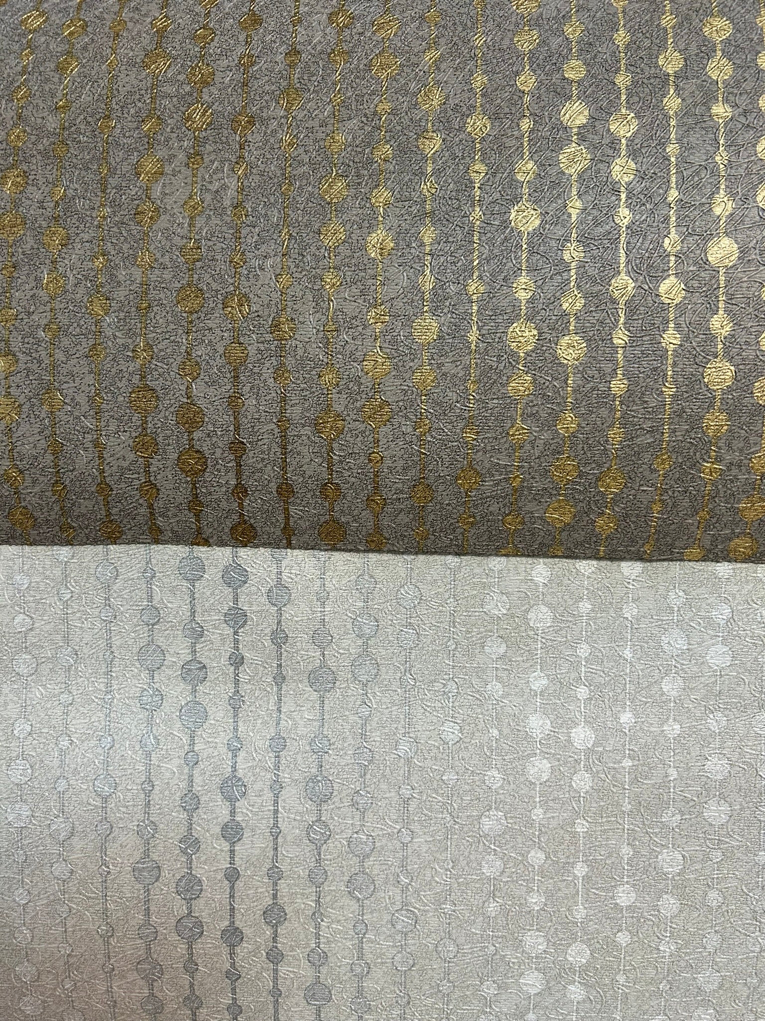 Cream & Silver, Grey & Gold Trend Collection Wallpapers - DK.18181-2 & 4