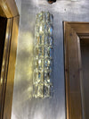 Crystal rectangle bar wall light with color changing feature- 9122-350ch