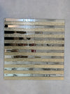 Gold Designed & Mirror Rectangle Glass Mosaic Tiles-300*300*8mm-11sheets-1m2