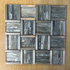 Silver Grey Metal Glass Mosaic Tiles