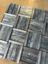 Silver Grey Metal Glass Mosaic Tiles