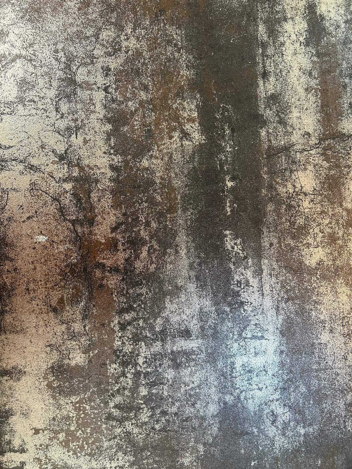 Dark Brown Rust Effect with silver Porcelain Tiles 600 x 600 x 10 mm [6JS008]