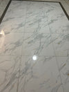 White Marble Effect with Grey and Cream Color Texture Polished Porcelain Tiles Wall & Floor Tiles-800*800*10.5mm-CTB842003F