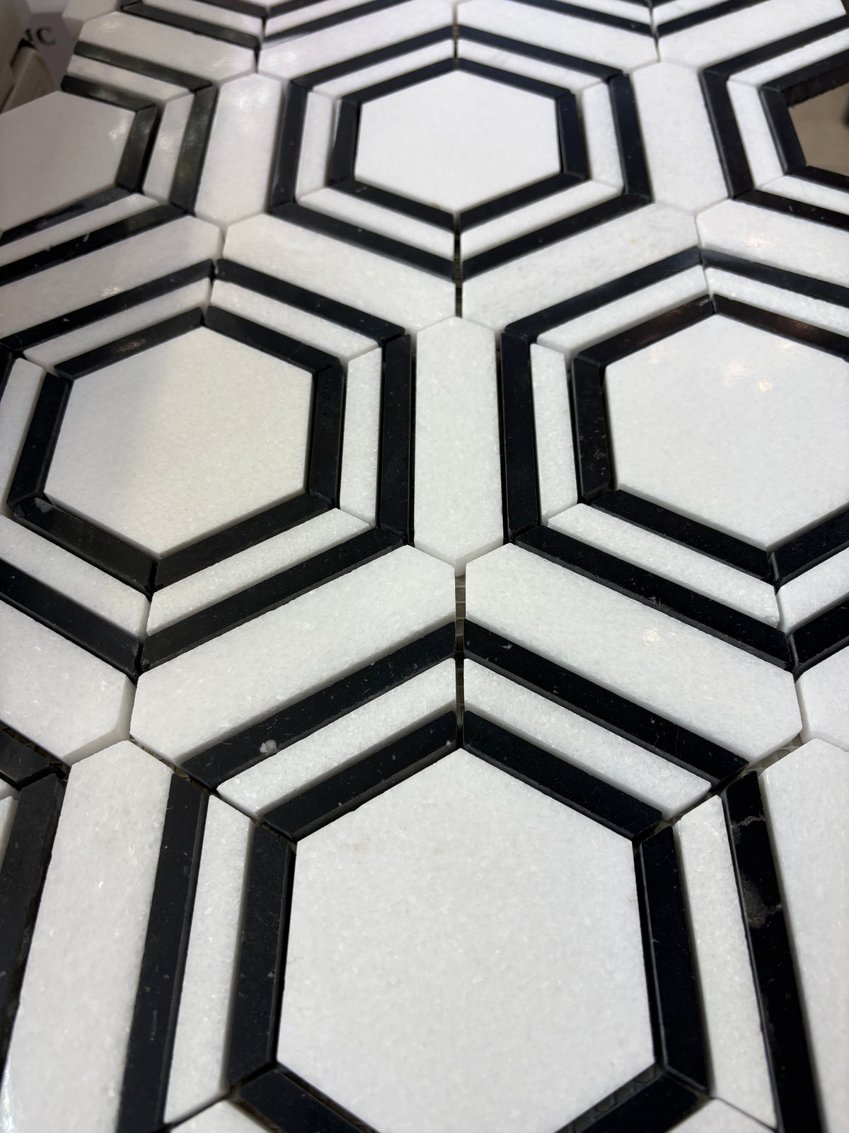 Ceorama Nero Polished Marble Mosaic - 280*330*10mm - 11sheets = 1 meter square - Stone Mosaic