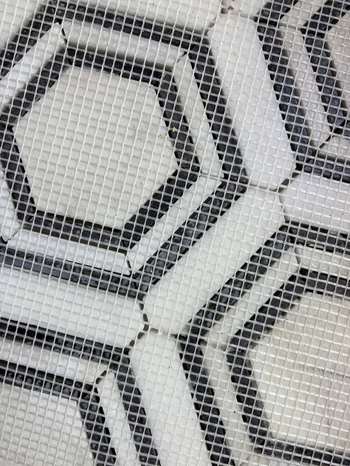 Ceorama Nero Polished Marble Mosaic - 280*330*10mm - 11sheets = 1 meter square - Stone Mosaic