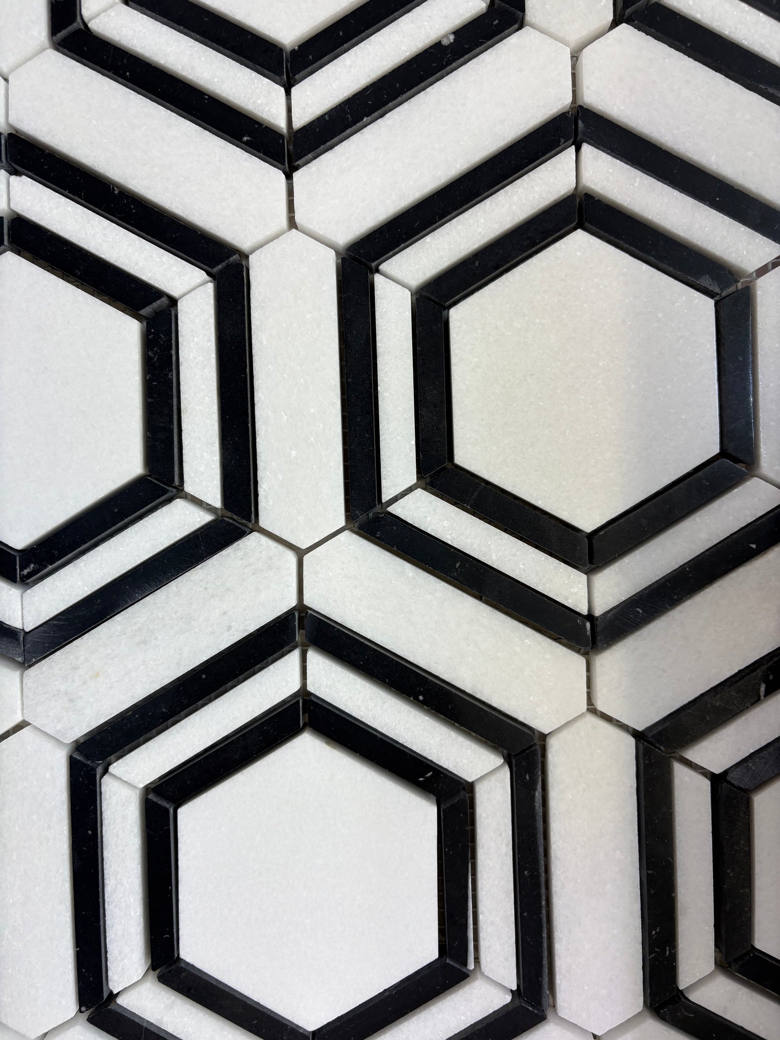 Ceorama Nero Polished Marble Mosaic - 280*330*10mm - 11sheets = 1 meter square - Stone Mosaic