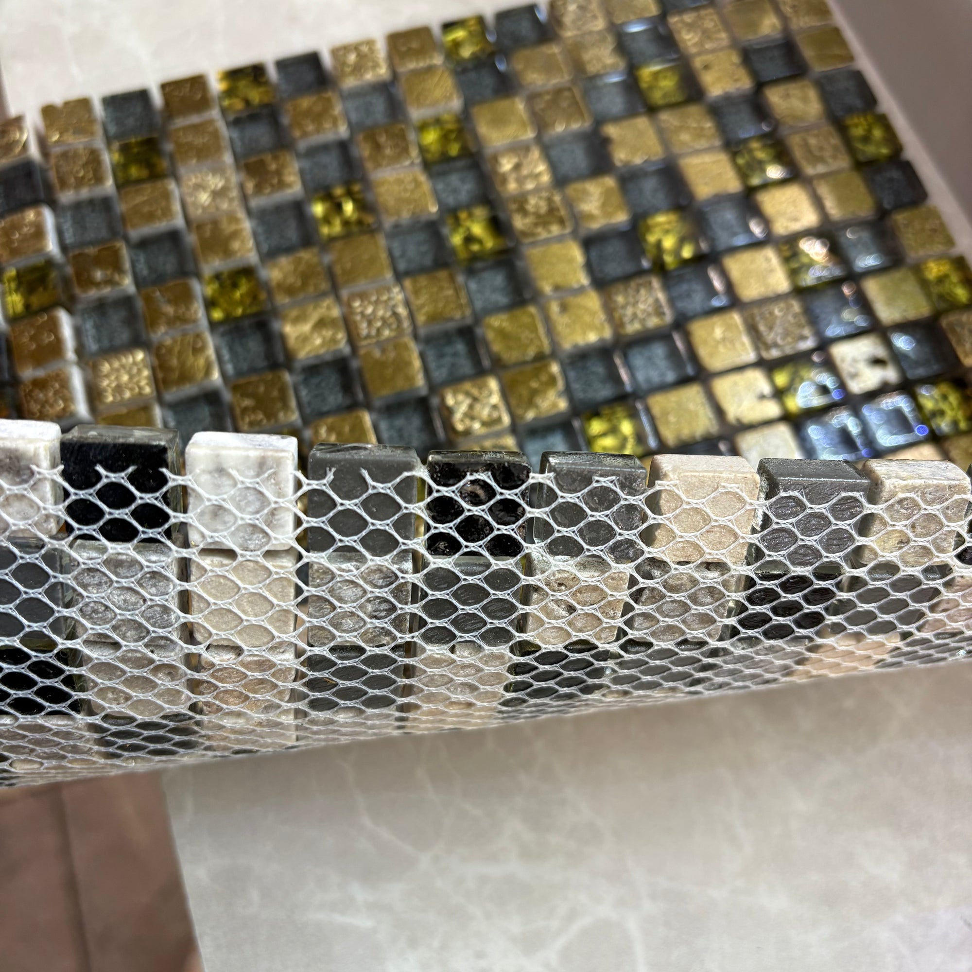 Stone & Glass Mosaic - 300*300*8mm - 11sheets = 1 meter square - S815-GL