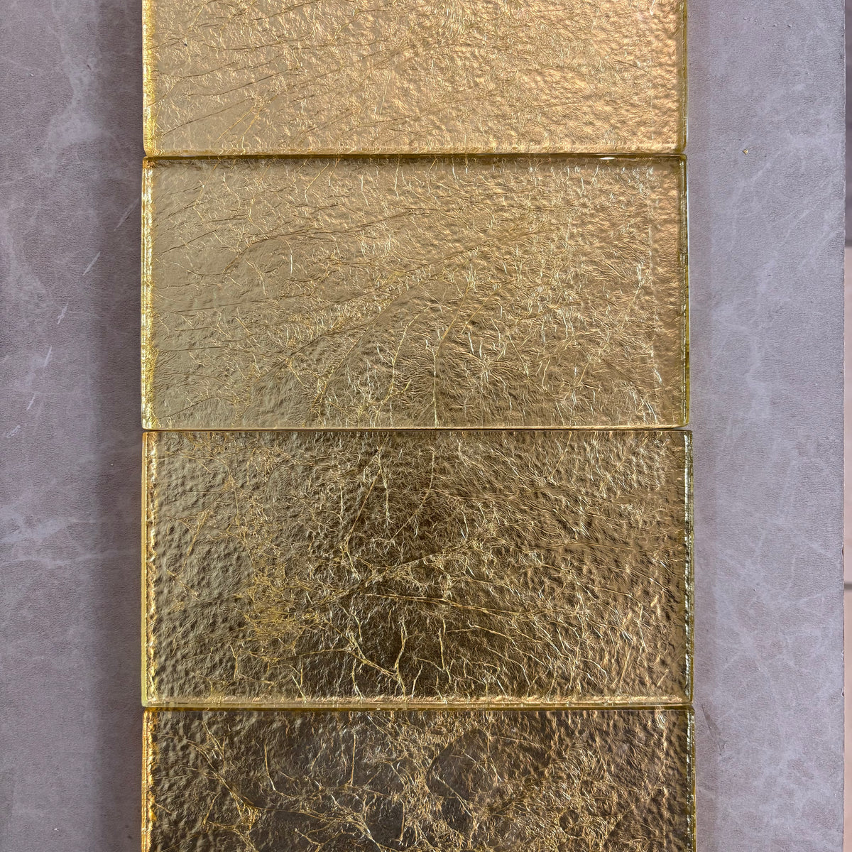 Gold Foil Mosaic Tile - 75*150*8mm
