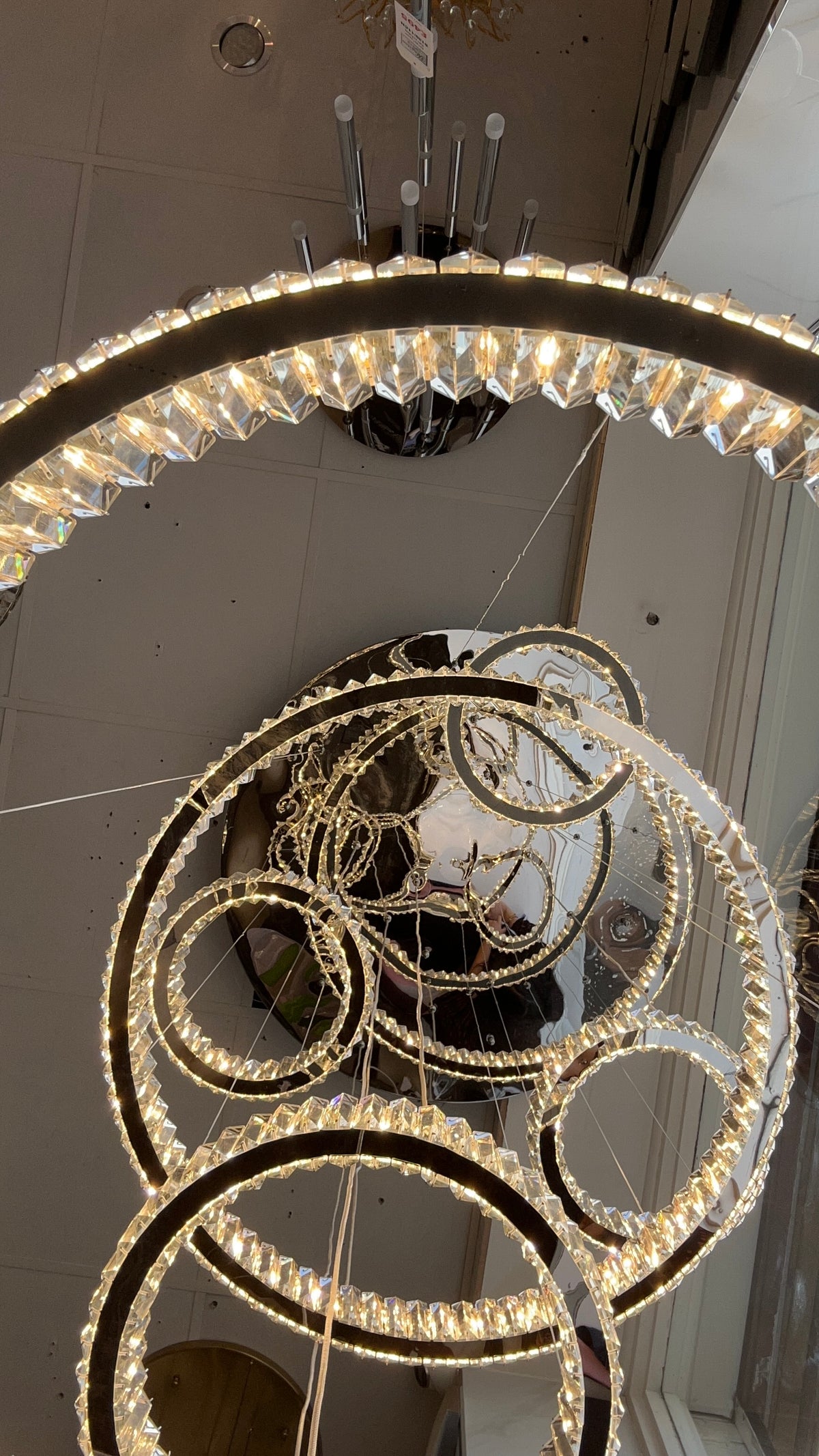 Modern Big Multi Layer Crystal Rings LED Ceiling Light/Chandelier-20014-1000