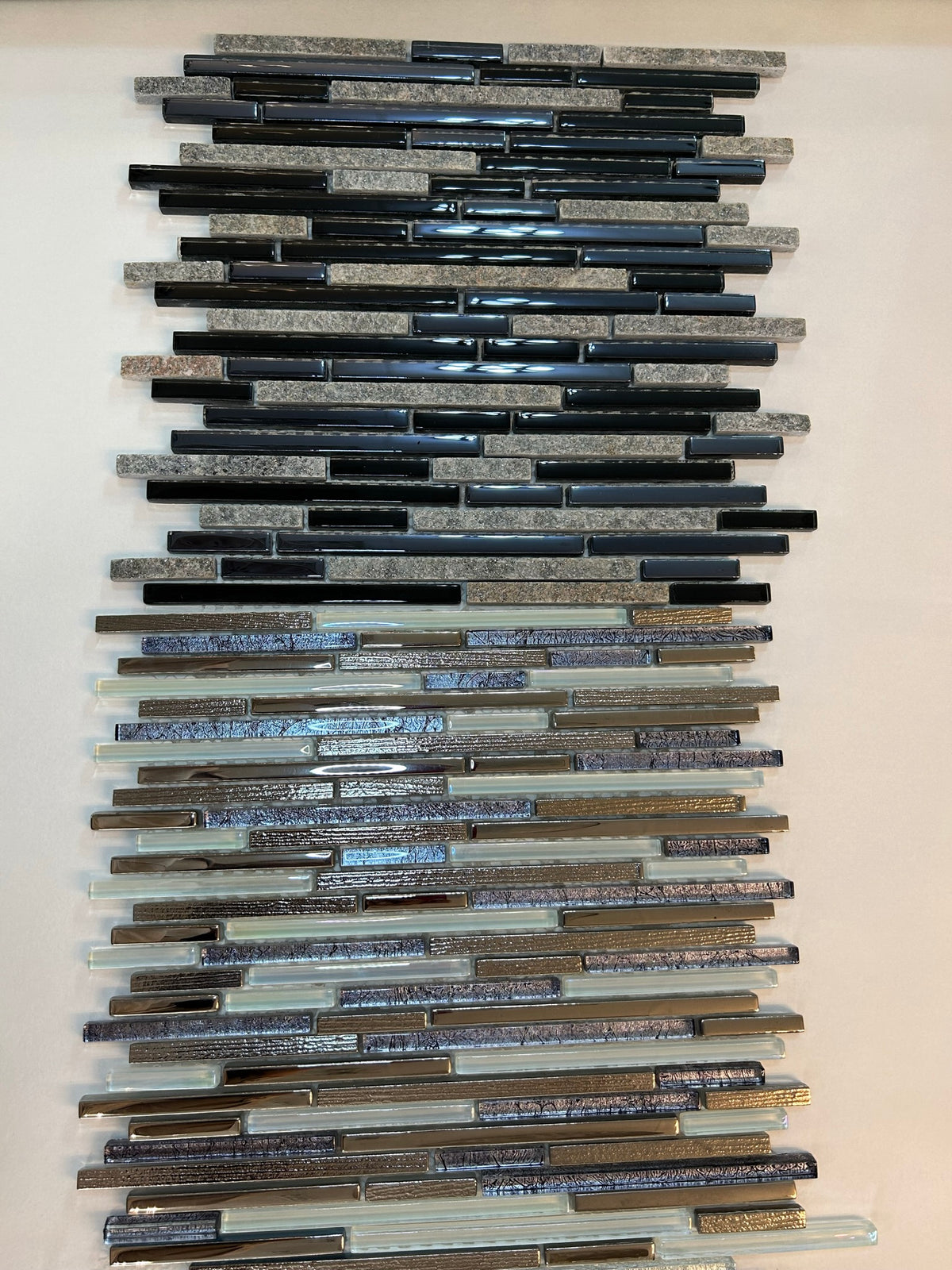 Light Olive, Gold, Silver Lined Glass Mosaic Tiles-300*300*8mm-11sheets-1m2-VAXY02