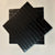 Black Rectangle Strip Glass Mosaic Tiles-300*300*8mm-11sheets-1m2-DZ3302