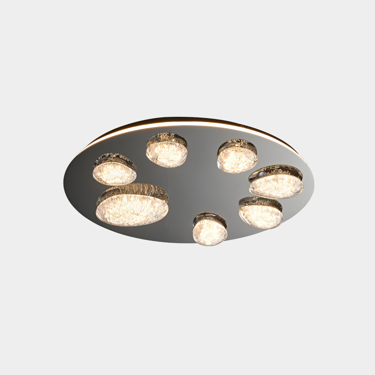 Almond Shape diffusers with an ice effect  Modern Wall mount LED Lights  -2310-1DW