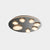 Almond Shape diffusers with an ice effect  Modern Flush mount LED Ceiling Lights  -2310-800, 500 & 400