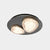 Almond Shape diffusers with an ice effect  Modern Flush mount LED Ceiling Lights  -2310-800, 500 & 400