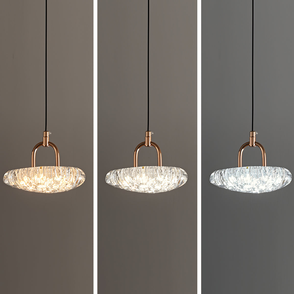 Almond Shape diffusers with an ice effect  Modern Wall mount LED Lights  -2310-1DW