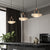 Almond Shape diffusers with an ice effect  Modern Flush mount LED Ceiling Lights  -2310-800, 500 & 400