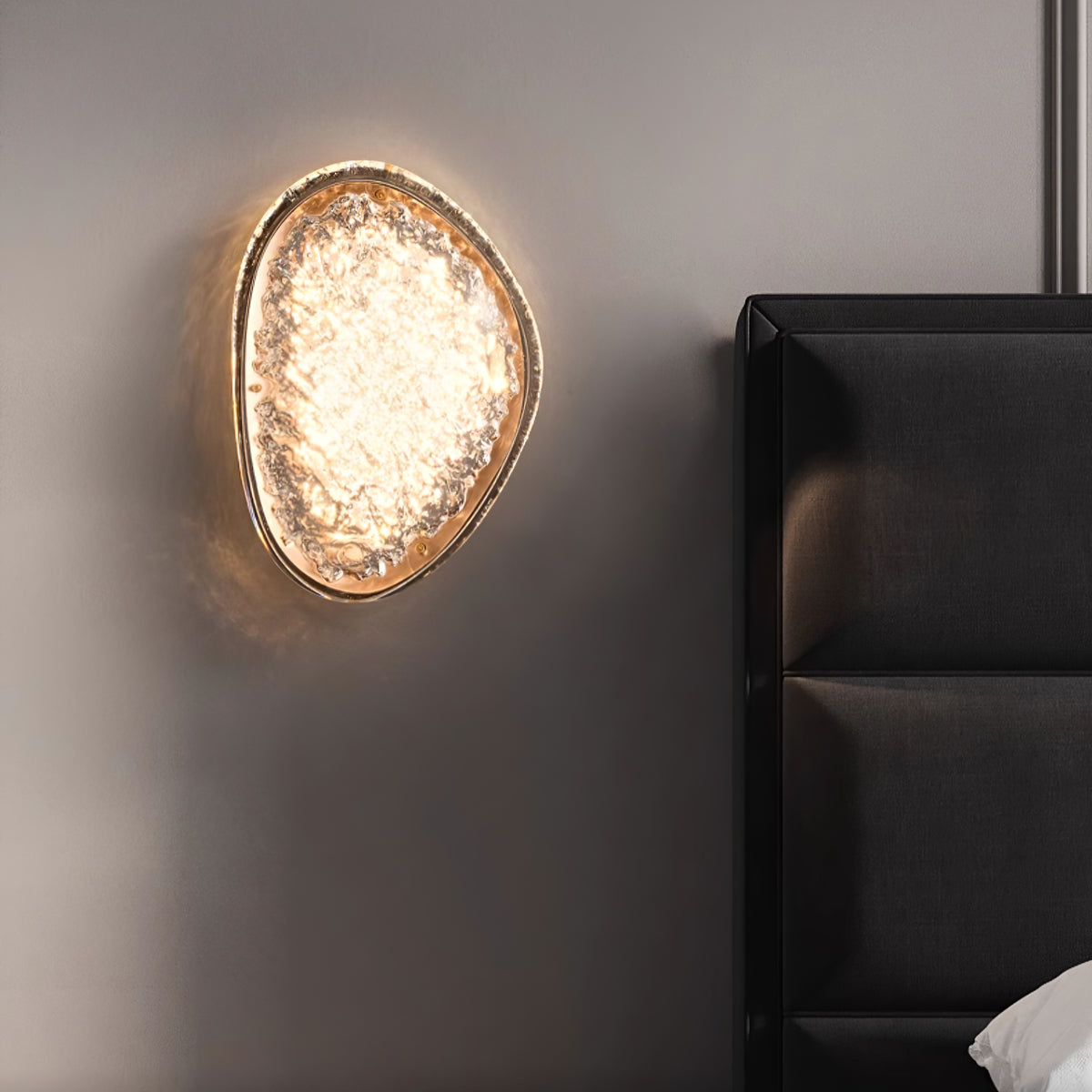 Almond Shape diffusers with an ice effect  Modern Flush mount LED Ceiling Lights  -2310-800, 500 & 400