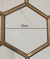 Hexagonal Silver and White Elegant Porcelain Mosaic Tiles-220*380*8mm-11sheets-1m2