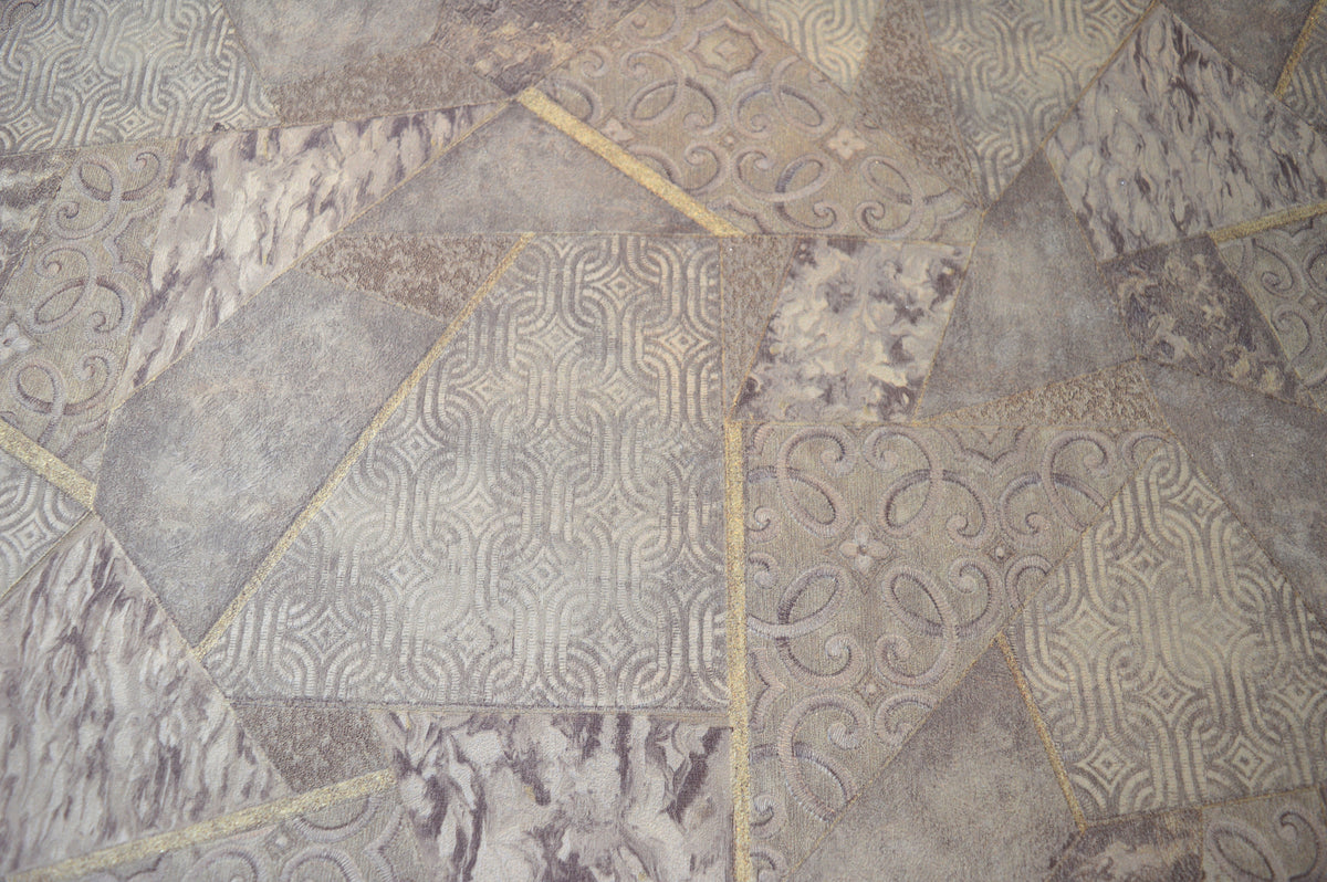 Kingston Modern Geometric Pattern Double width Wallpapers in 3 different colours-15mtr Length and 1mtr Width-VA15204, 05 & 08