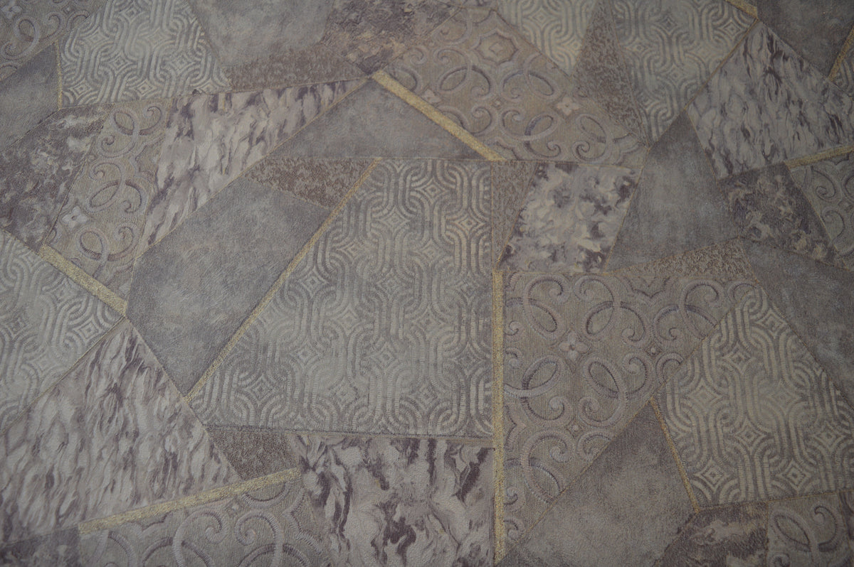 Kingston Modern Geometric Pattern Double width Wallpapers in 3 different colours-15mtr Length and 1mtr Width-VA15204, 05 & 08