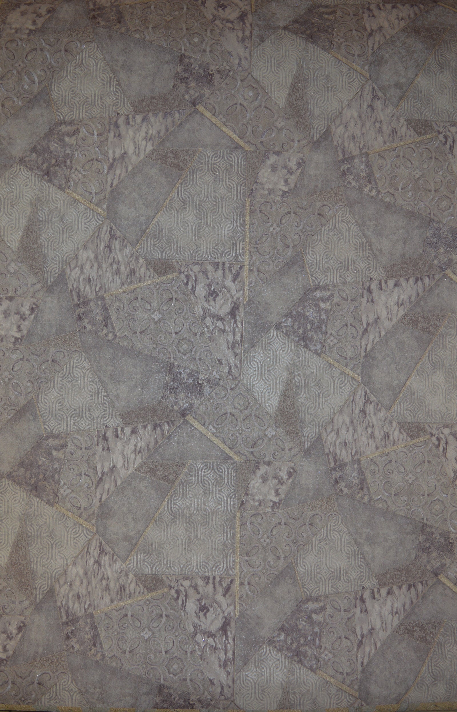 Kingston Modern Geometric Pattern Double width Wallpapers in 3 different colours-15mtr Length and 1mtr Width-VA15204, 05 & 08