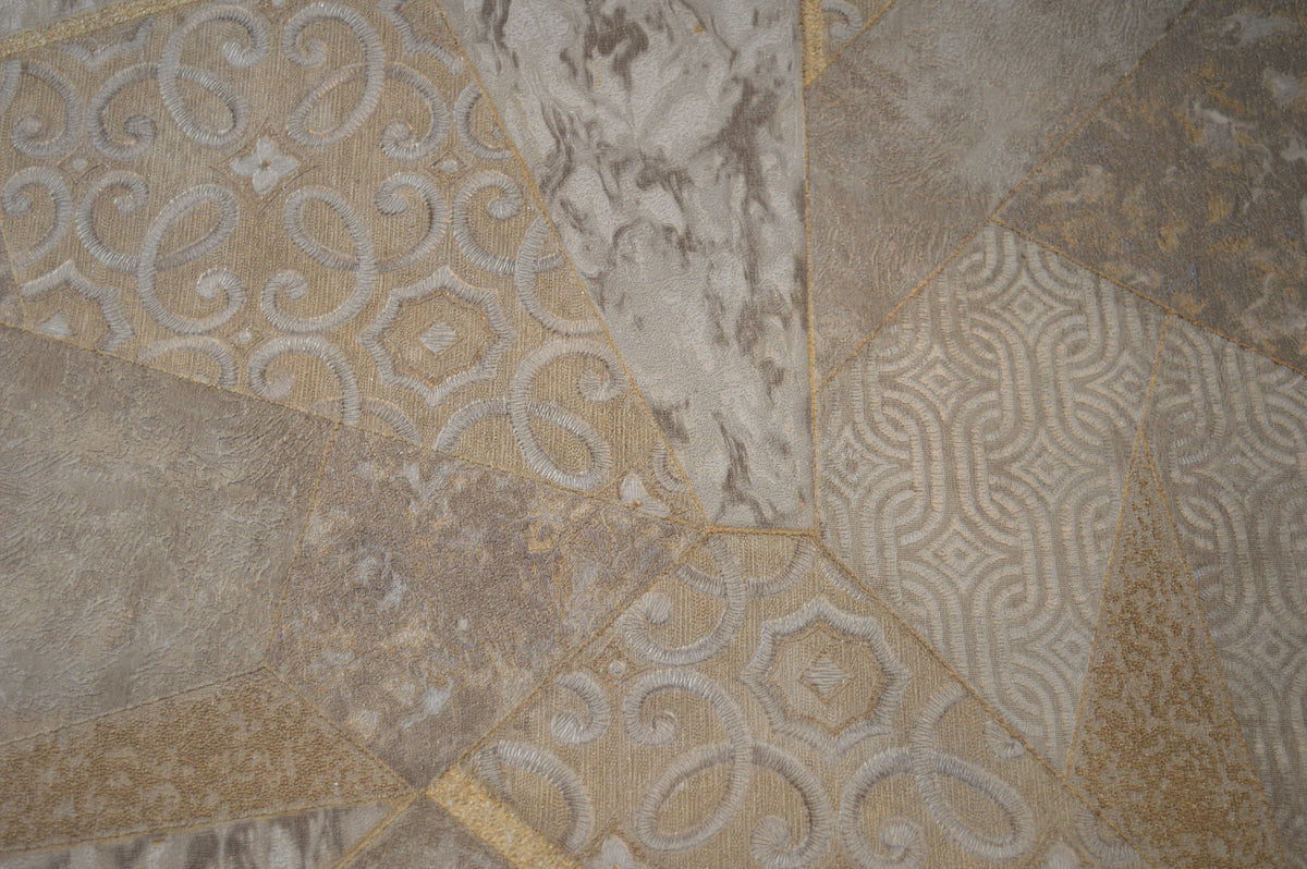 Kingston Modern Geometric Pattern Double width Wallpapers in 3 different colours-15mtr Length and 1mtr Width-VA15204, 05 & 08