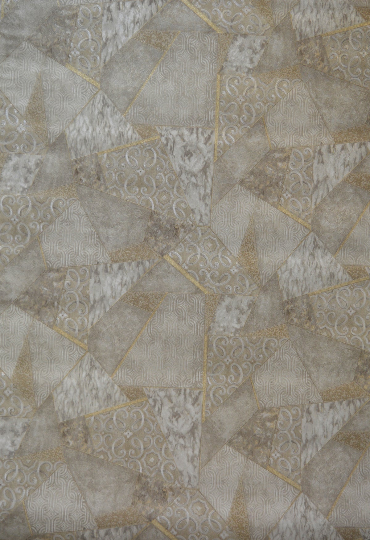 Kingston Modern Geometric Pattern Double width Wallpapers in 3 different colours-15mtr Length and 1mtr Width-VA15204, 05 & 08