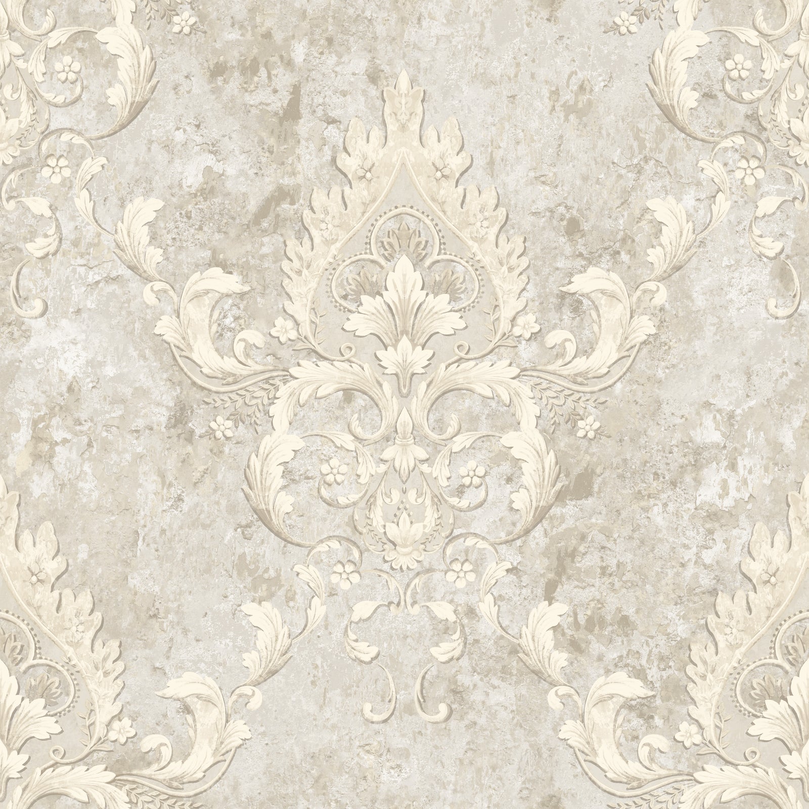 Victorian Damask Pattern Double Width wallpaper-15mtr Length and 1mtr Width-VA15704