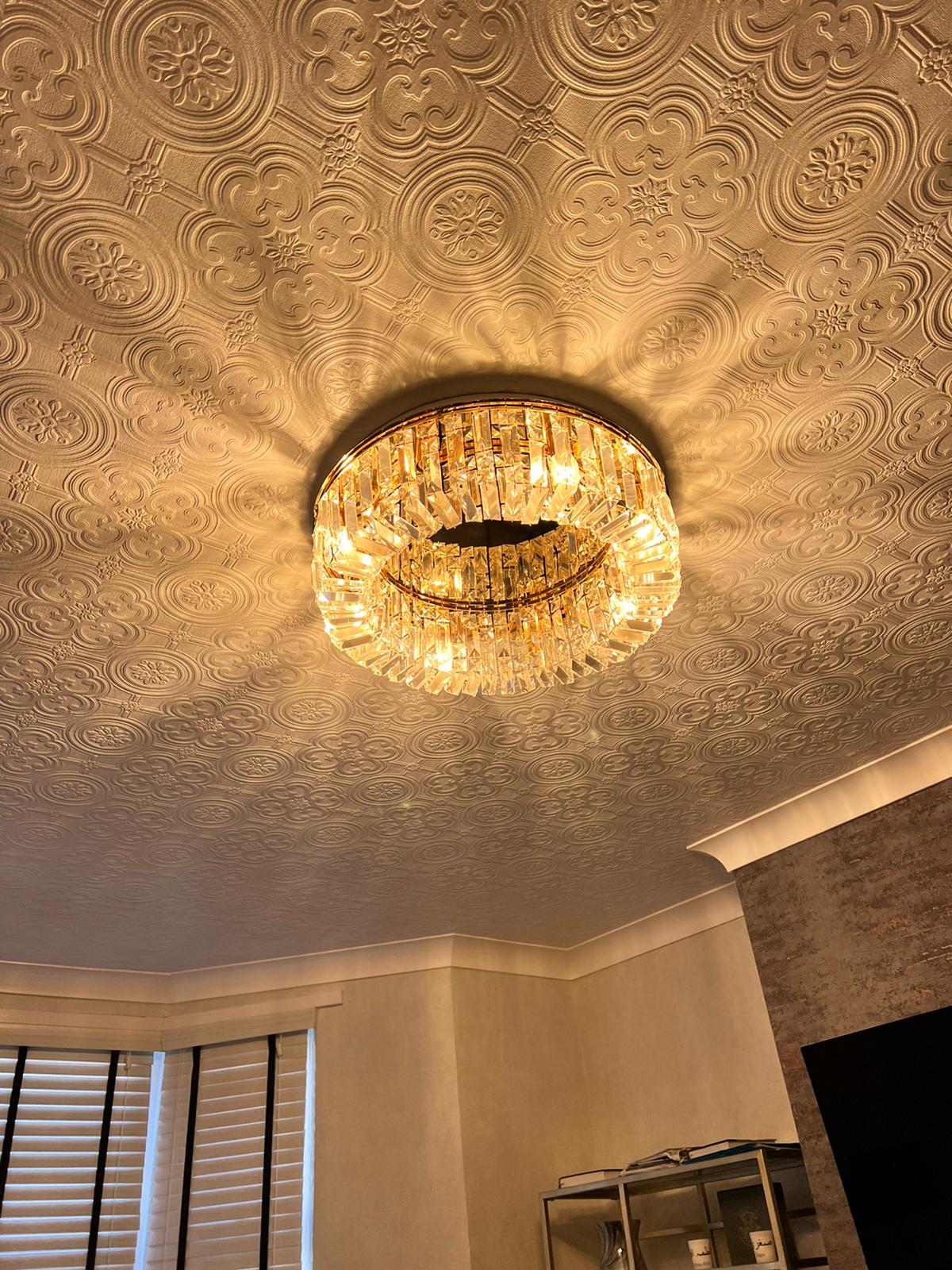 Modern Crystallic Flushmount Ceiling Lights-5001