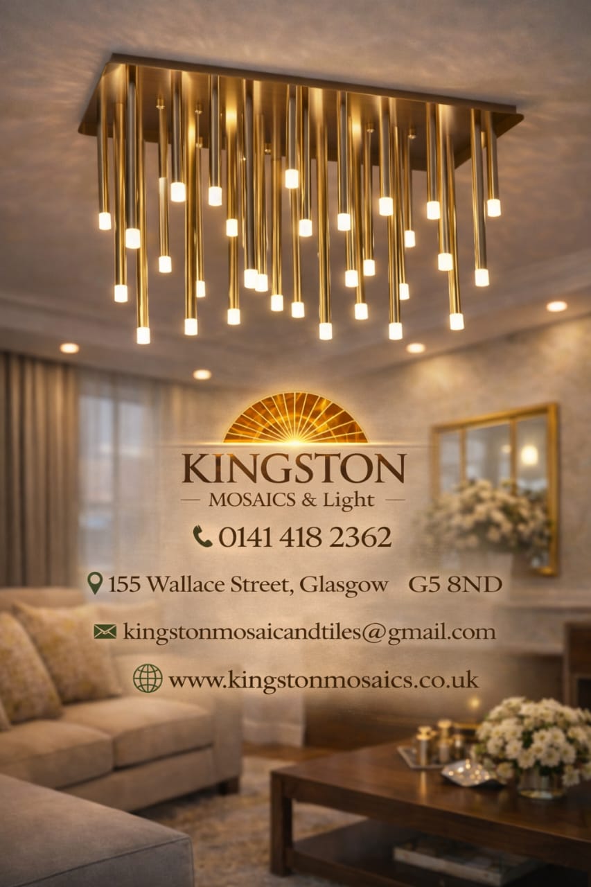 Luxury Rectangular Multi-Tube LED Crystal Ceiling Light – Island Light